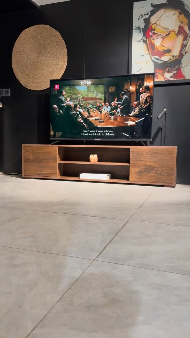طاولة تلفزيون "أثر" المودرن الملكية || Meuble Tv✨📺